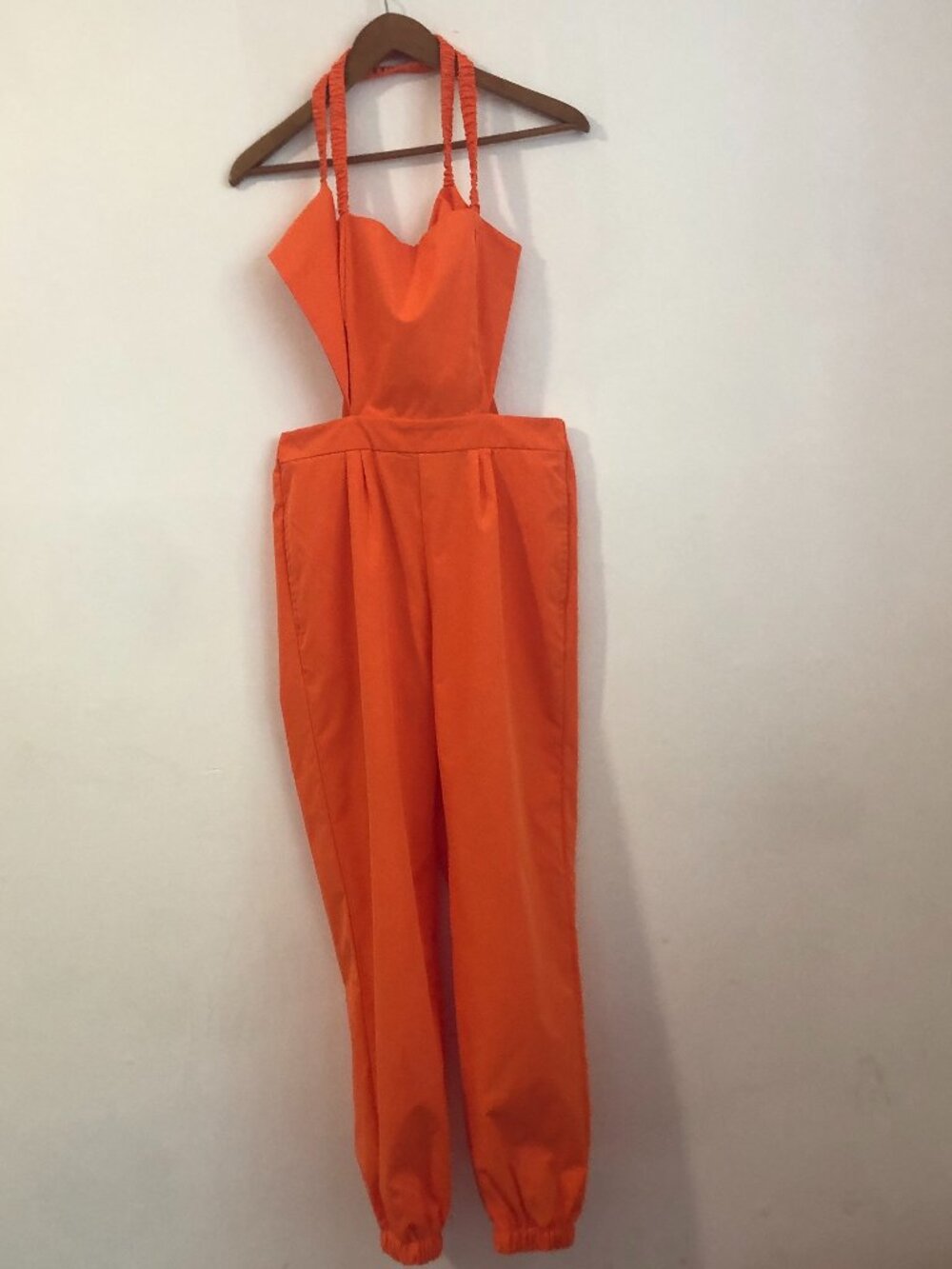 ChicMe orange jumpsuit bib overalls Size Large